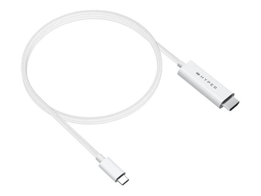 Targus - Hyper 4k Usb-câ to Hdmi Cable - White Share 4k60hz Content With A Single Cable Simple Plug And Play Design Universally Compatible