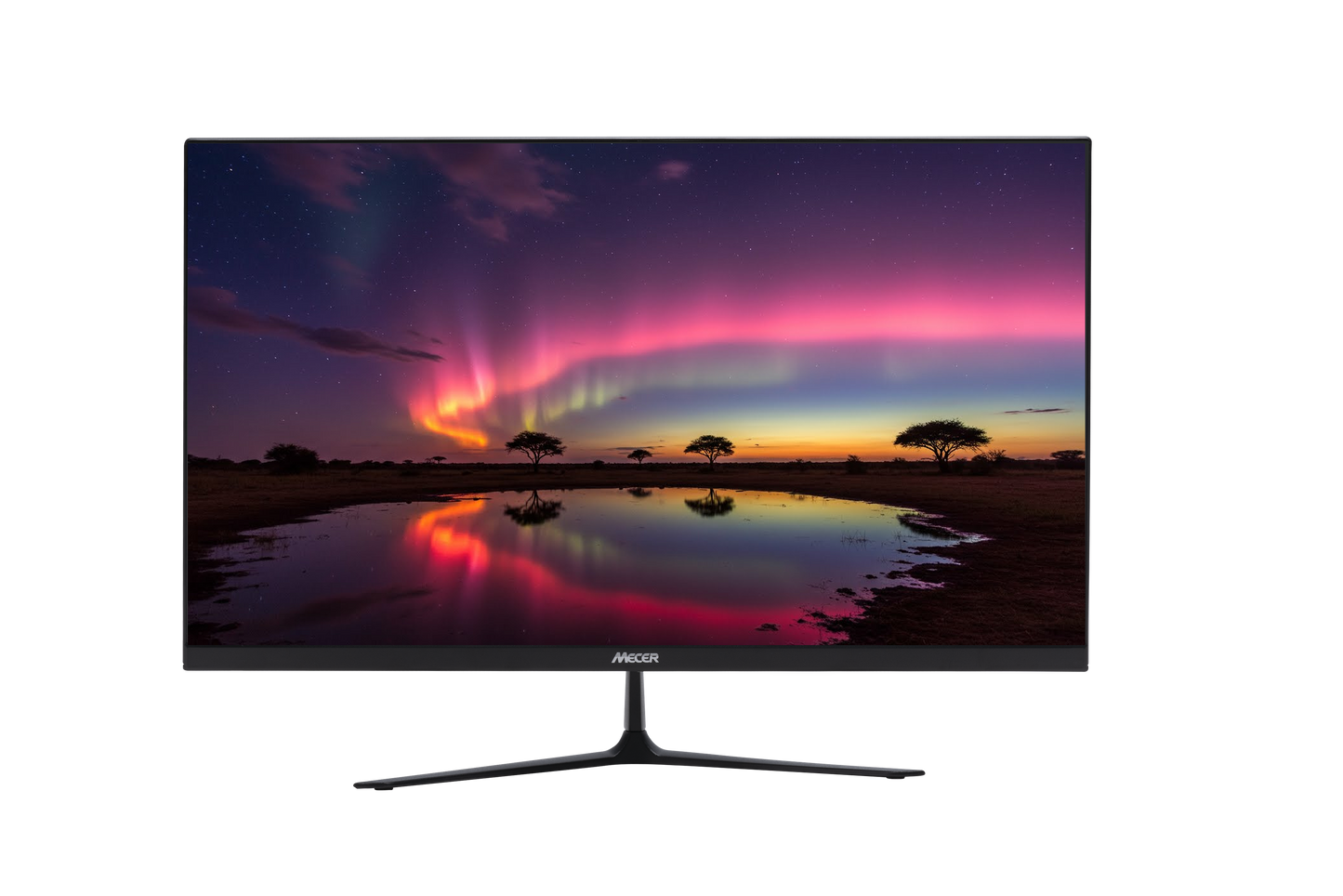 Mecer 27 16x9 Full Hd 1920x1080 Led Monitor Blk Hdmi+vga (excluded Dedicated Power Cord)